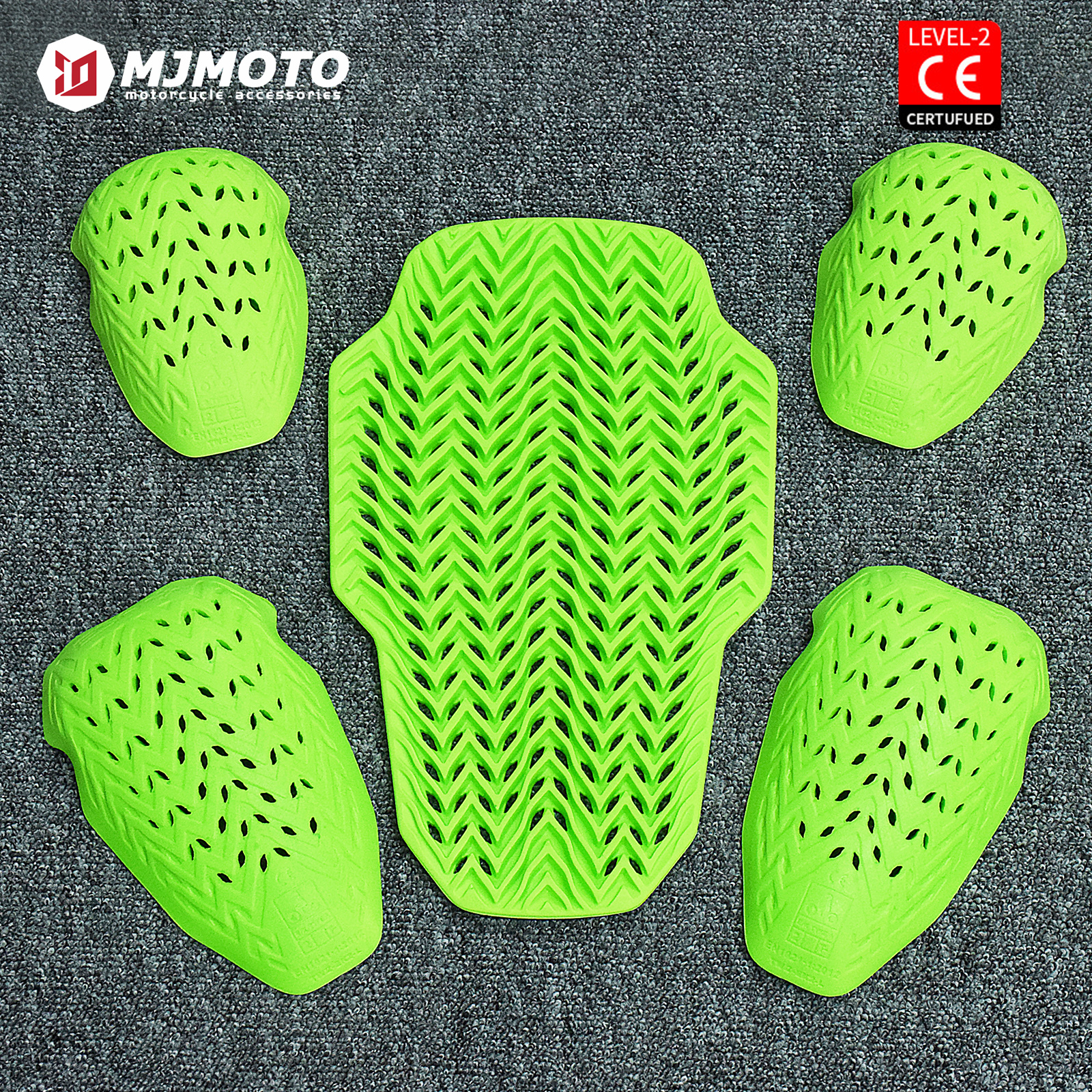 Gearx Motorcycle Jacket - Green Motorcycle CE Level 2 Protective