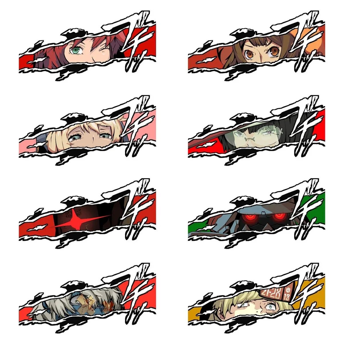 Motorcycle Gear Wholesale - Funny Guilty Gear Anime Eyes Car