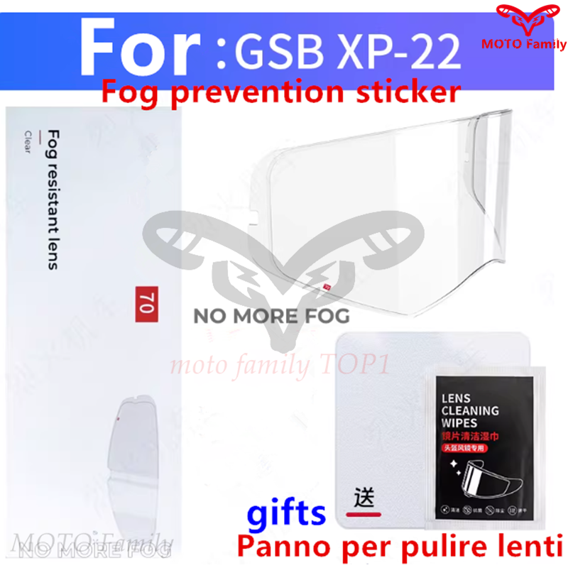 Motorcycle Gear Cycle - GSB XP-22 Helmet Special Lens Anti-Fog