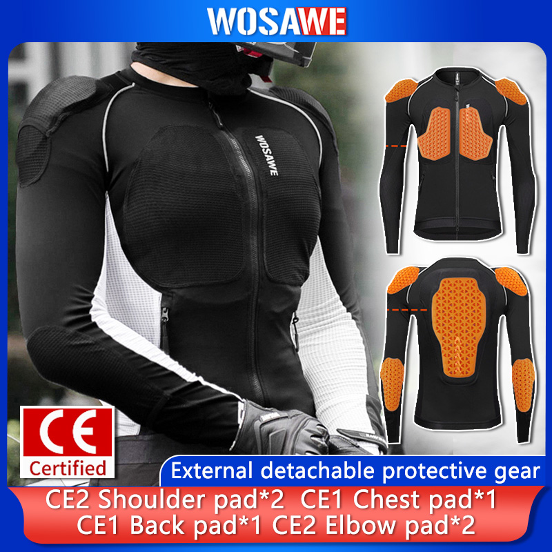 Gearx Motorcycle Jacket - WOSAWE Men Motorcycle Racing Jacket CE