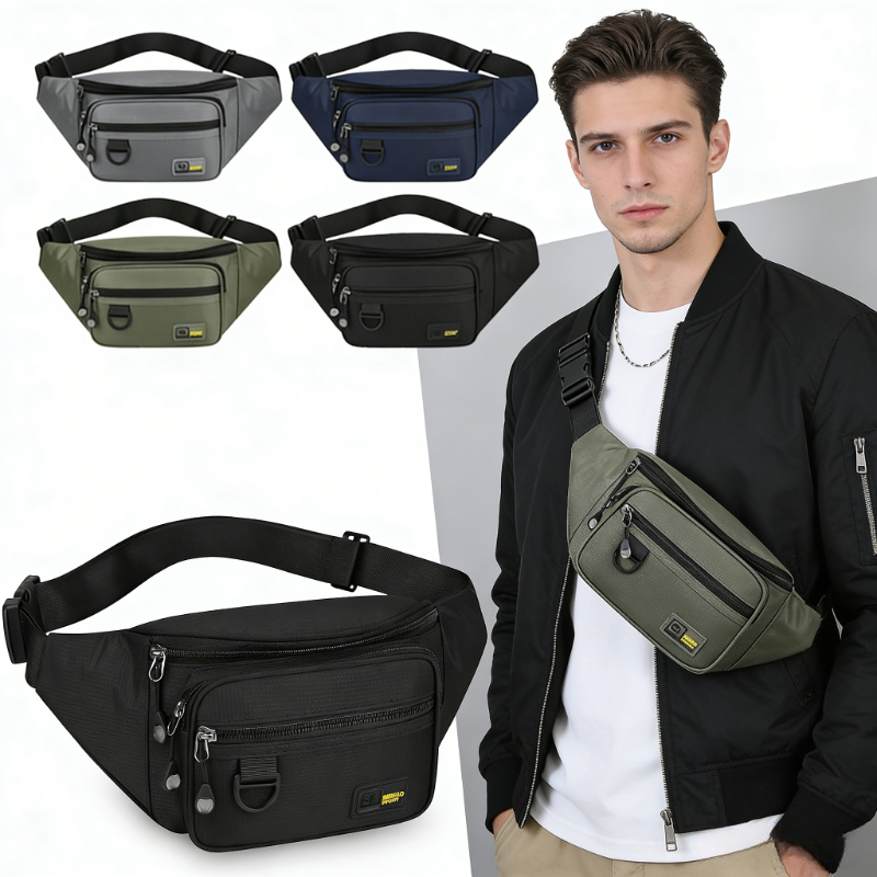 Xxl Motorcycle Gear - Large Capacity Waterproof Waist Bag Durable