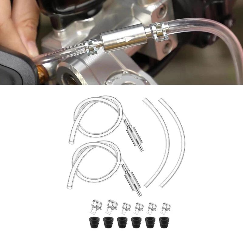 Motorcycle Gear Oil - 1/3/5SET Brake Fluid Bleeder Hose with