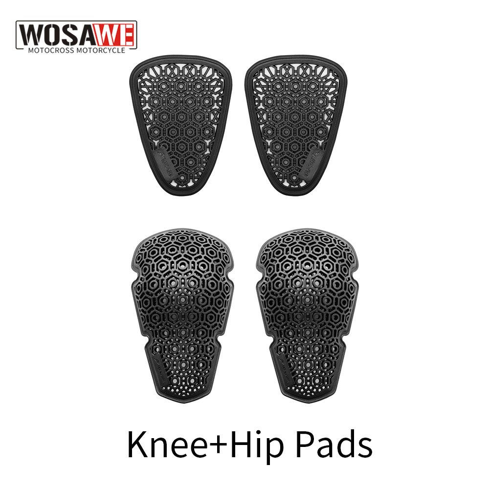 Motorcycle Gear For Men - WOSAWE CE Moto Knee Pads Crotch