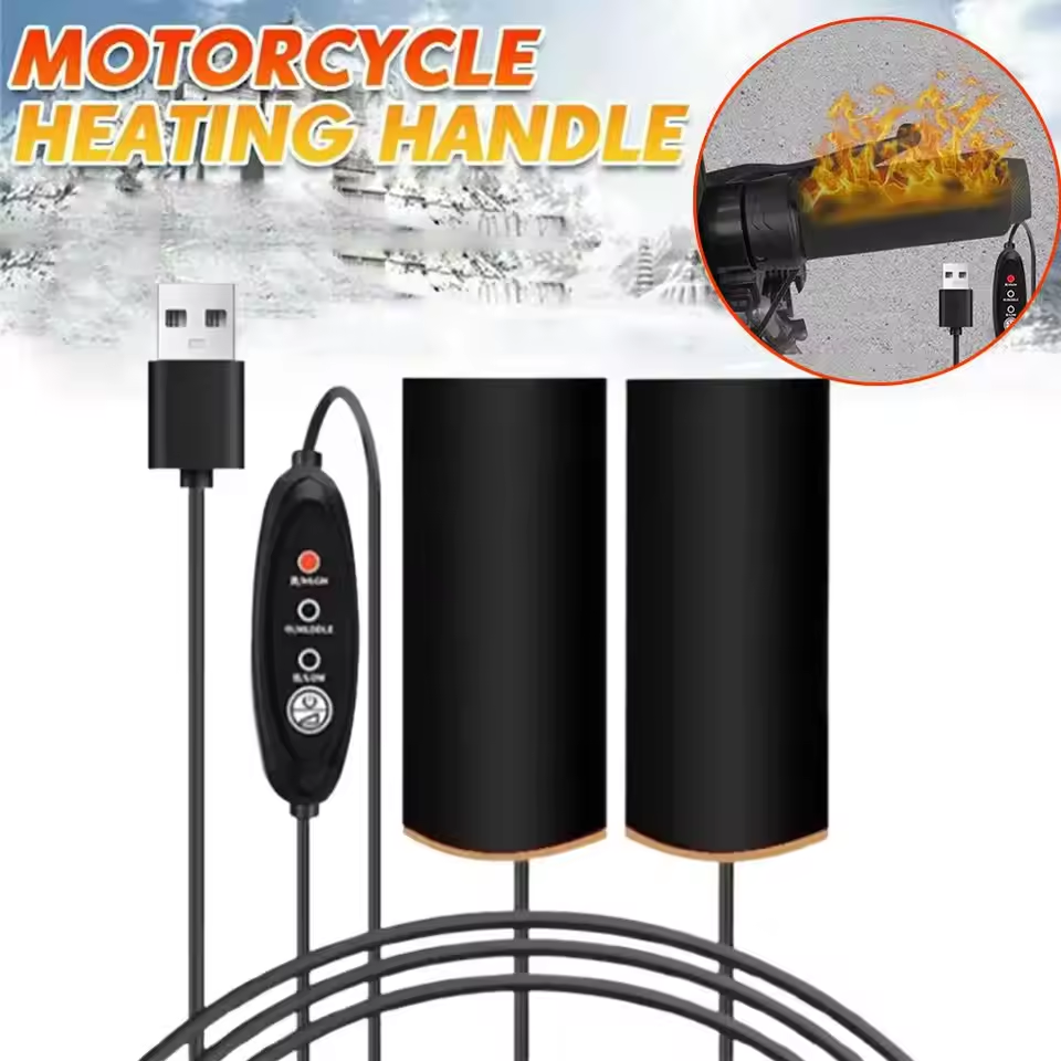 Motorcycle Gear For Winter - Motorcycle Heated Grips Handlebars Cover 3