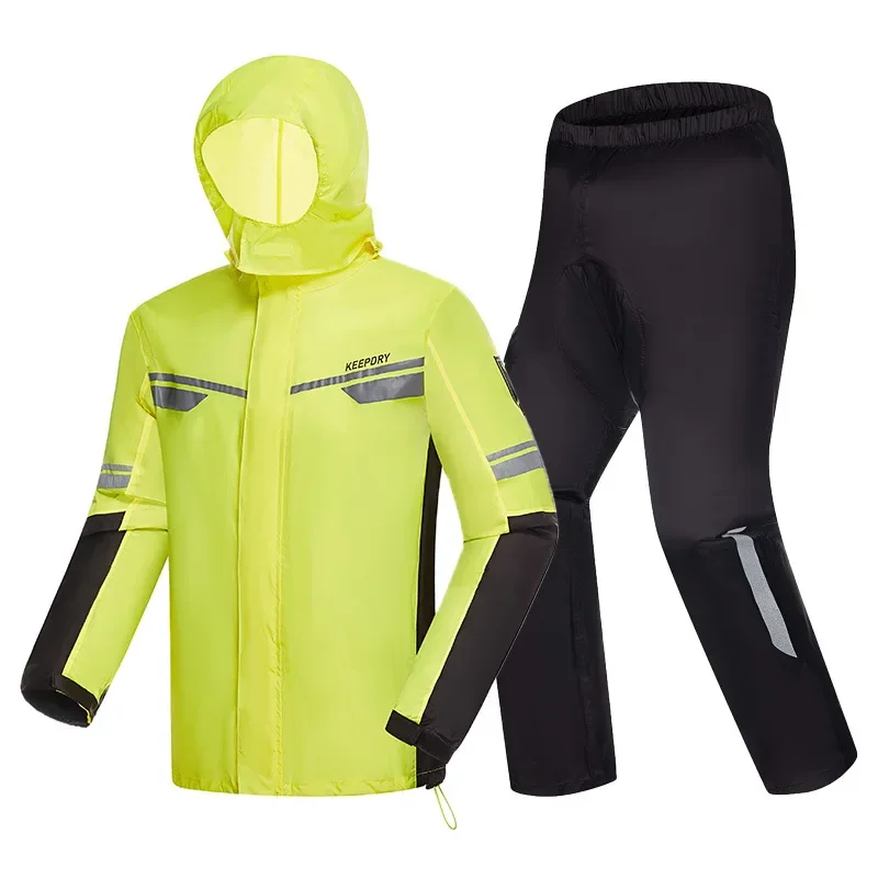Motorcycle Split Raincoat Rain - Motorcycle Gear For Men 评论和价格