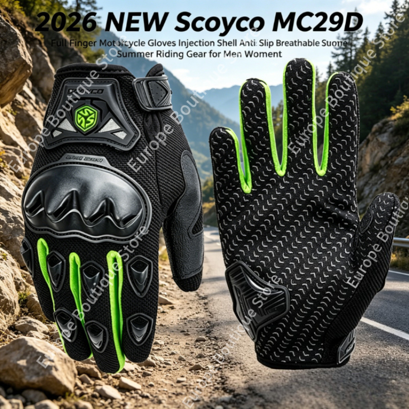 2026 NEW Scoyco MC29 Full Fing - Motorcycle Gear Gloves 评论和价格