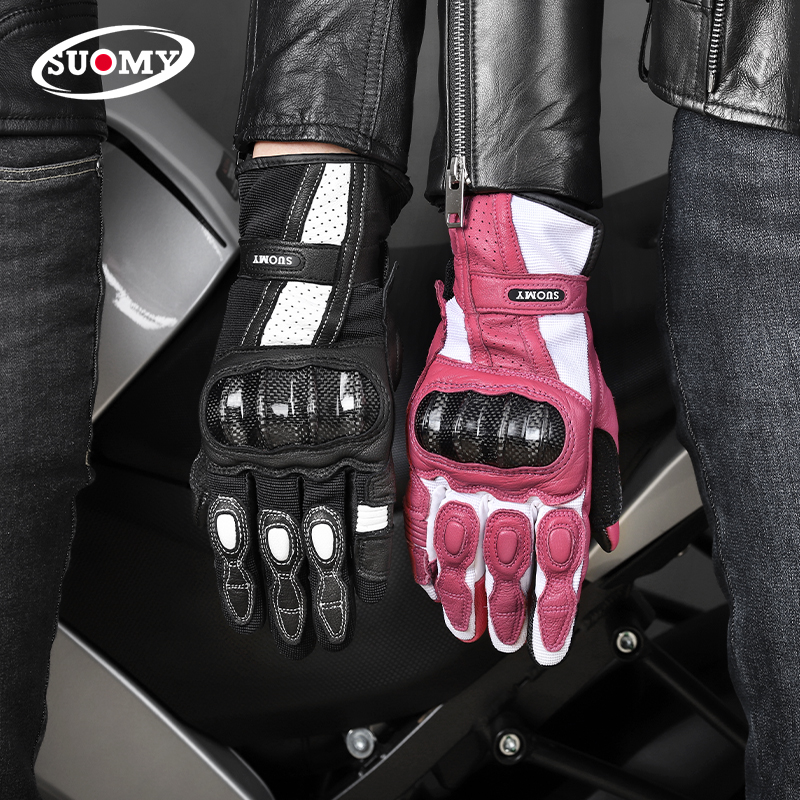 Women Retro Leather Gloves Fou - Xxl Motorcycle Gear 评论和价格