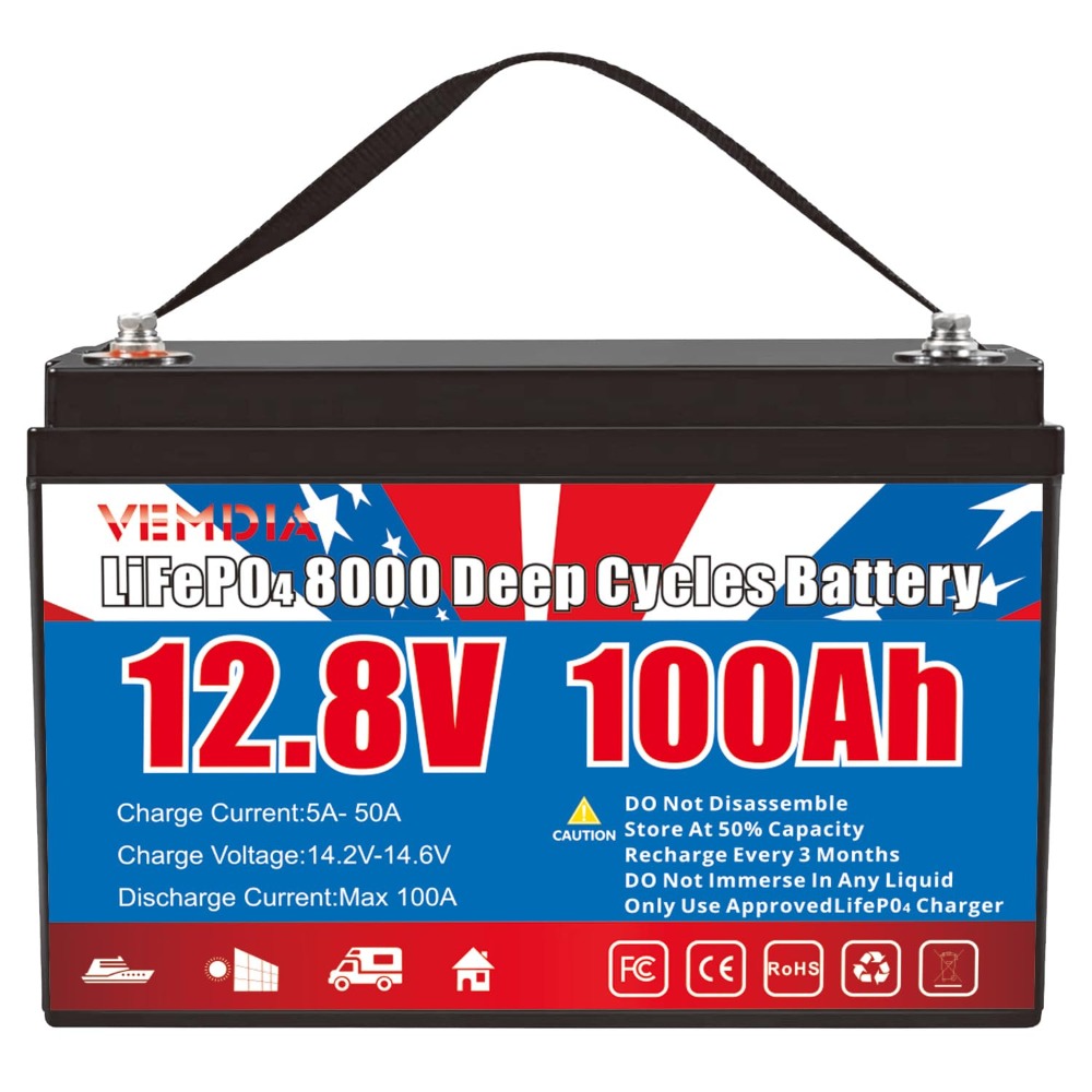 12.8V 100Ah LiFePO4 Battery Bu - Motorcycle Gear Cycle 评论和价格