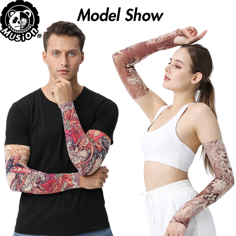 Musion New Seamless Tattoo Sle - Motorcycle Gear Sleeve 评论和价格
