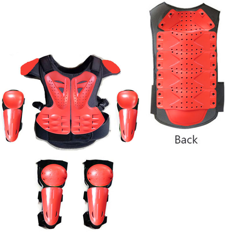 CE Motorcycle Kids Armor Vest  - Motorcycle Gear Full Set 评论和价格