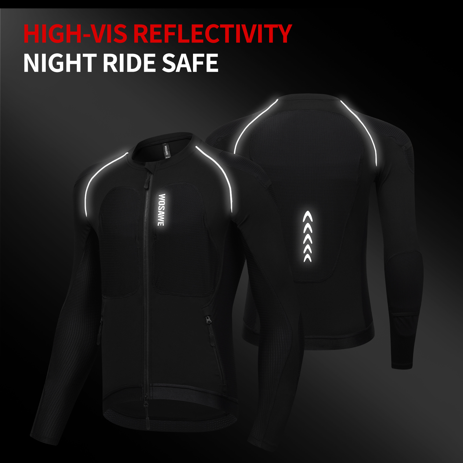 WOSAWE Men Motorcycle Protecti - Gearx Motorcycle Jacket 评论和价格
