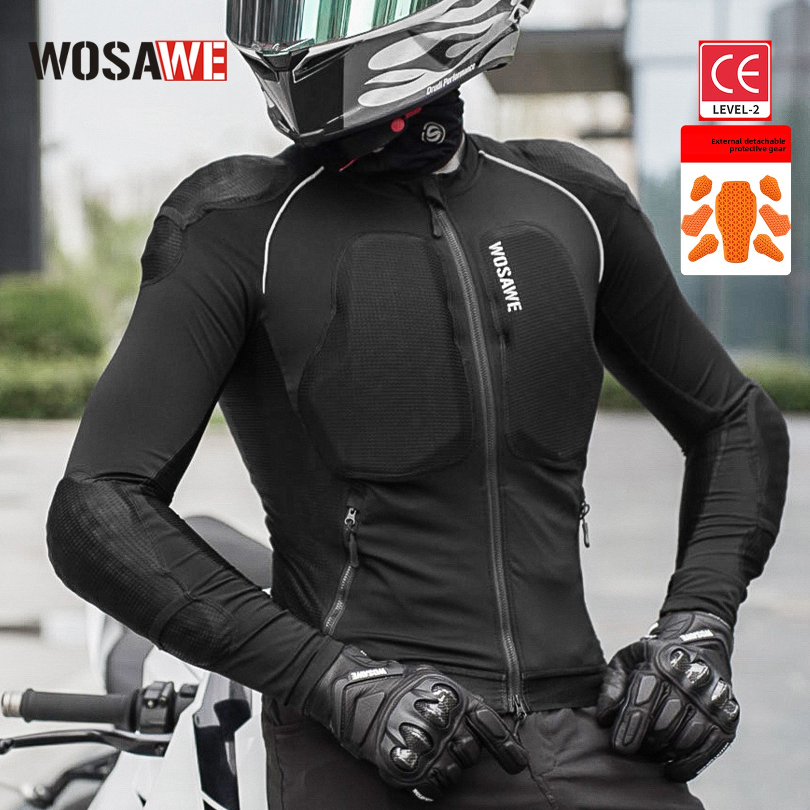 WOSAWE Men Motorcycle Racing J - Gearx Motorcycle Jacket 评论和价格