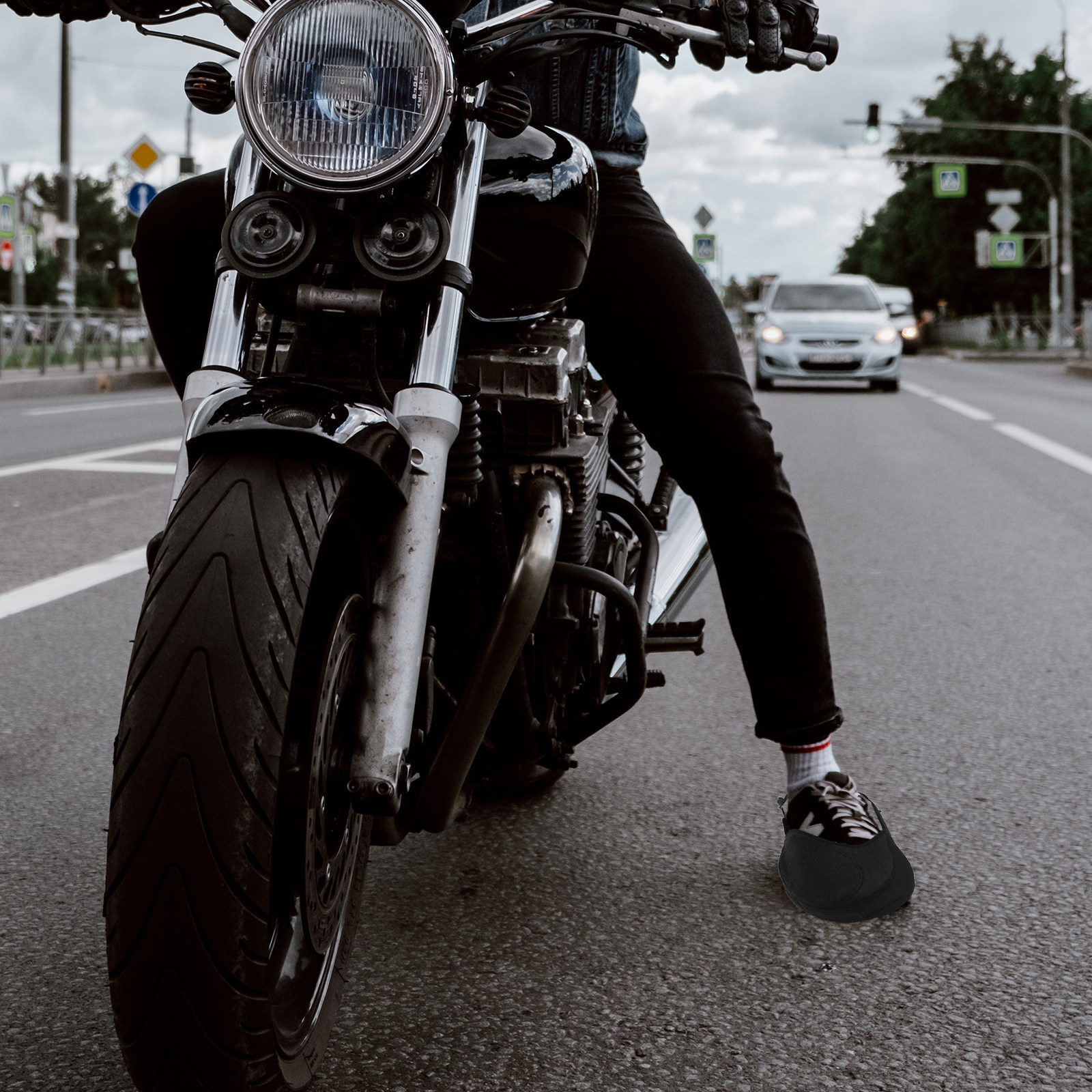 Cycling Gear-Shift Shoe Cover  - Motorcycle Gear Cycle 评论和价格