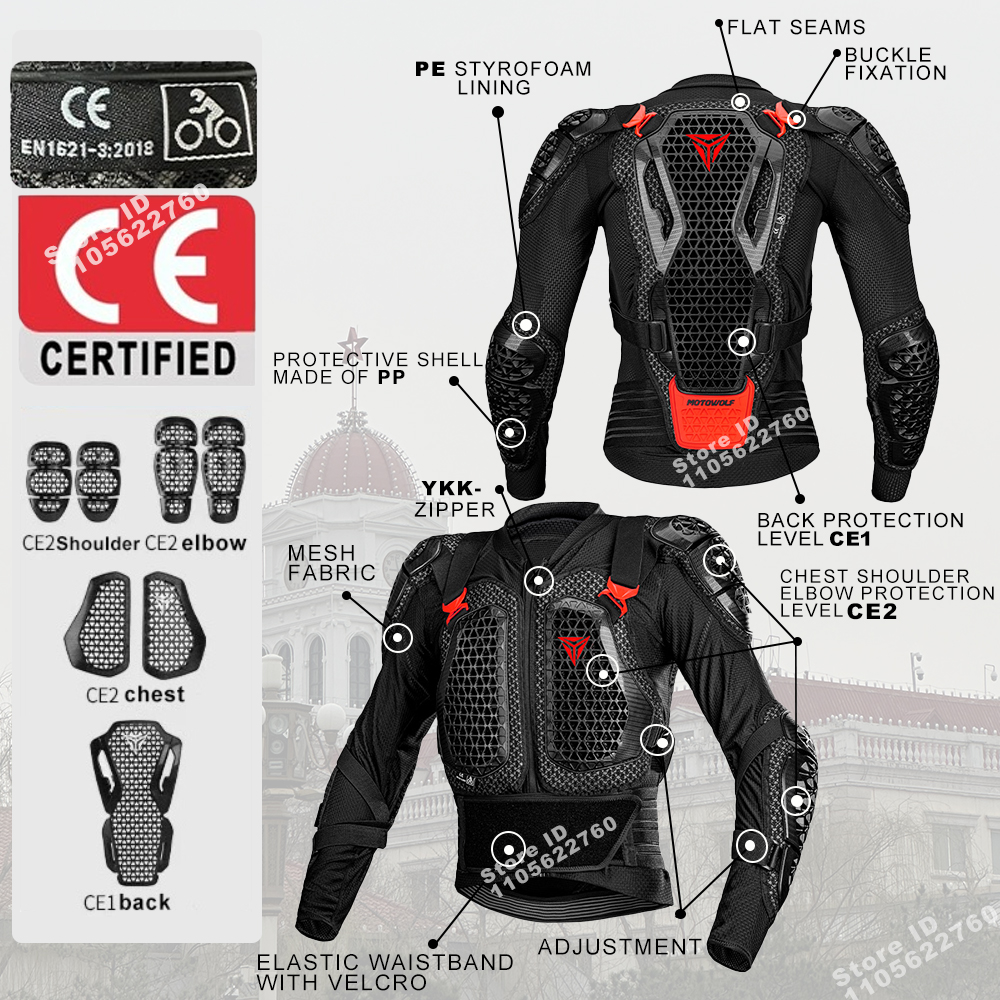 Motorcycle Jacket Men Moto Bod - Gearx Motorcycle Jacket 评论和价格