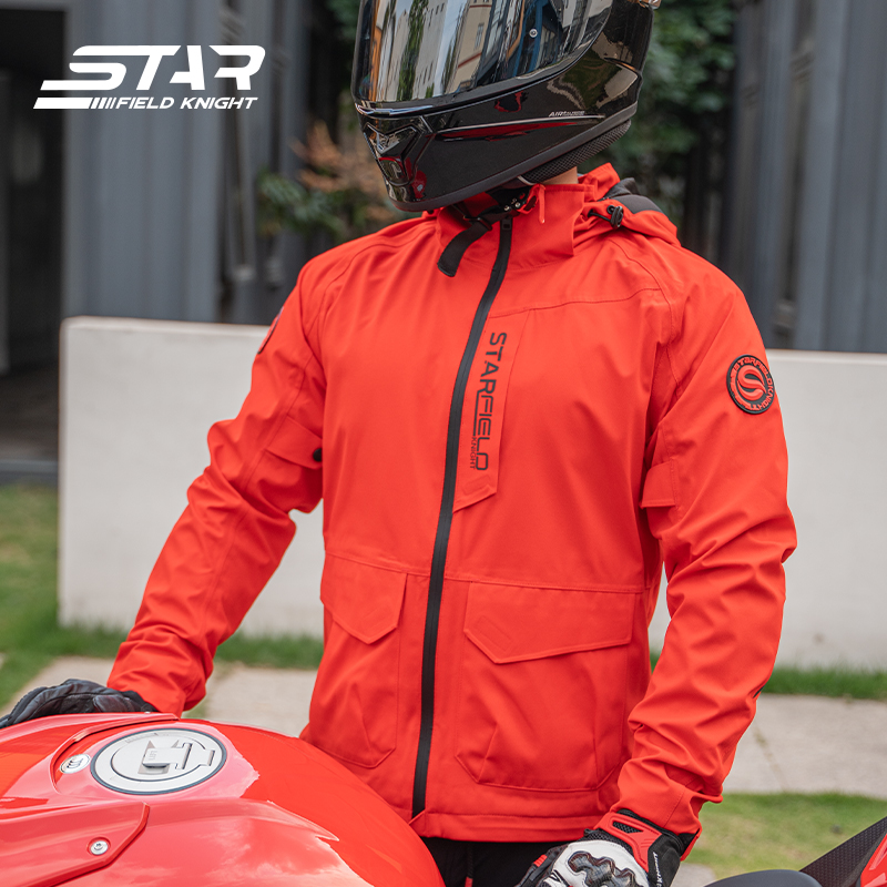 SFK Orange Motorcycle Jacket M - Gearx Motorcycle Jacket 评论和价格