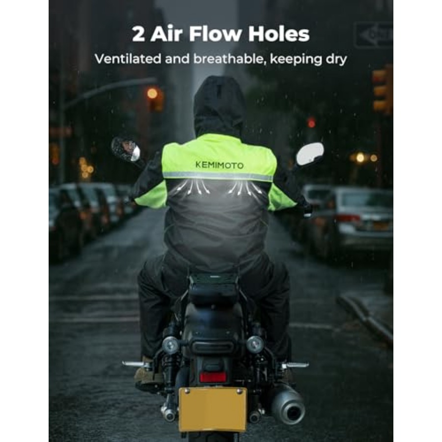 Rain Suit for Men, Motorcycle  - Motorcycle Gear For Men 评论和价格