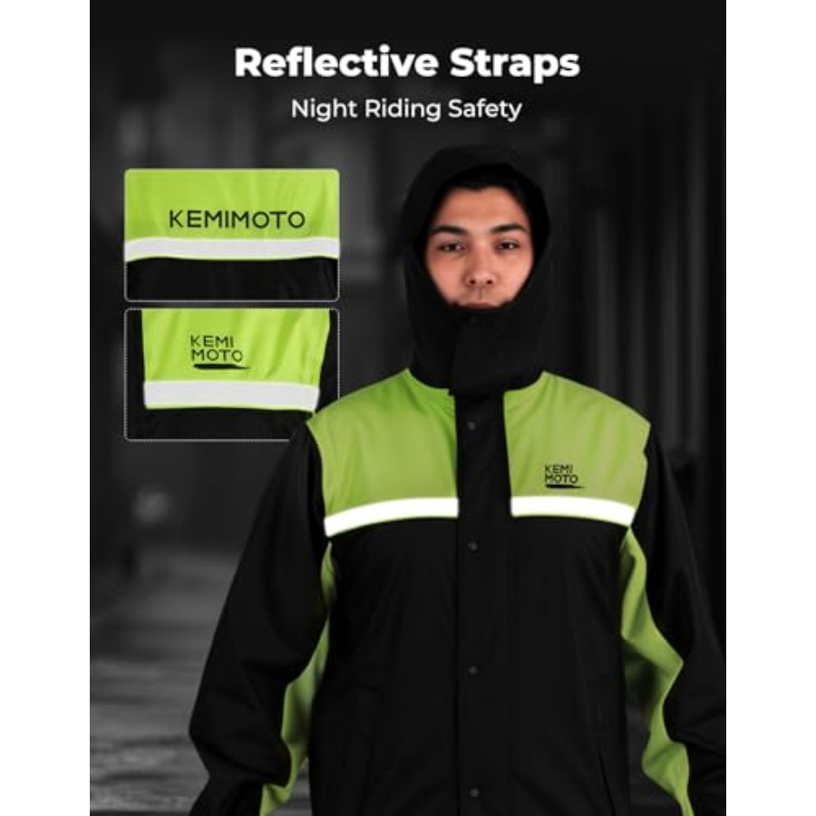 Rain Suit for Men, Motorcycle  - Motorcycle Gear For Men 评论和价格