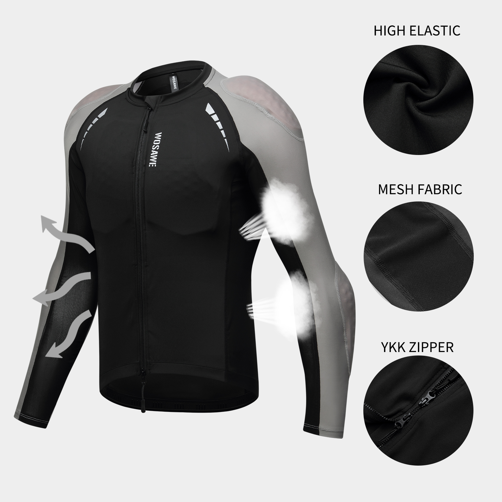 WOSAWE Mens Motorcycle Mesh Ri - Gearx Motorcycle Jacket 评论和价格