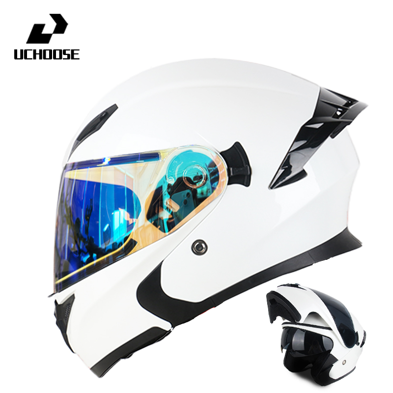 Uchoose DOT Modular helmet Ful - Motorcycle Gear Full Set 评论和价格