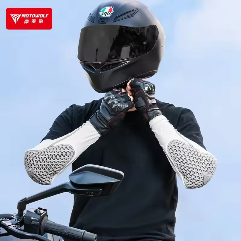 Motorcycle Elbow Pads Summer B - Motorcycle Gear Sleeve 评论和价格