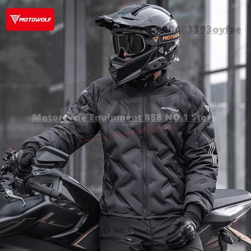 Motorcycle Duck Down Jacket Wi - Motorcycle Gear For Winter 评论和价格