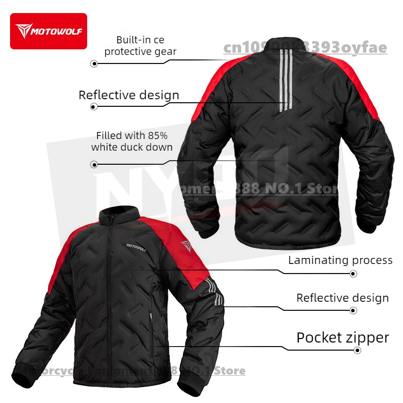 Motorcycle Duck Down Jacket Wi - Motorcycle Gear For Winter 评论和价格