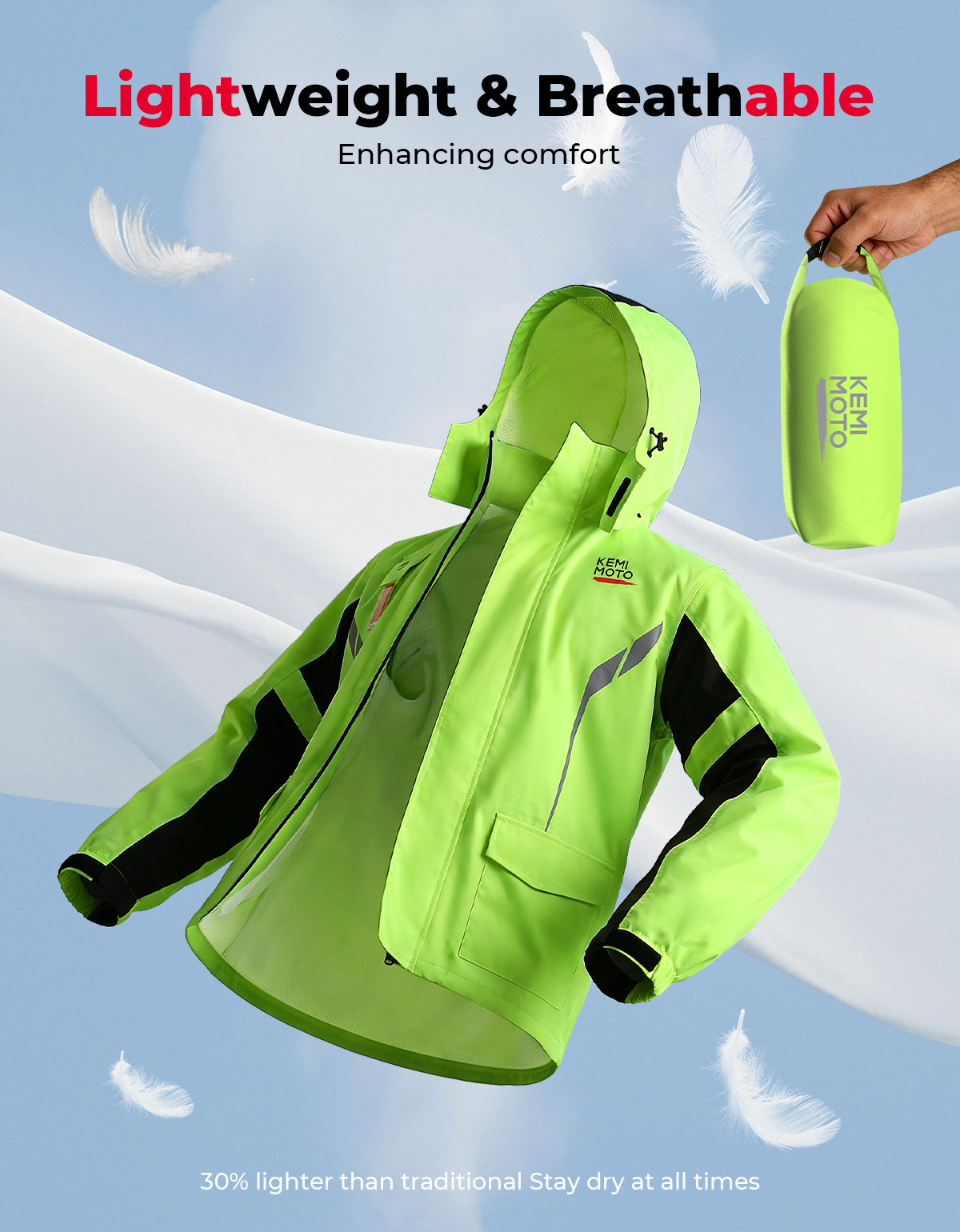 KEMIMOTO Unisex Waterproof Rai - Motorcycle Gear Cycle 评论和价格