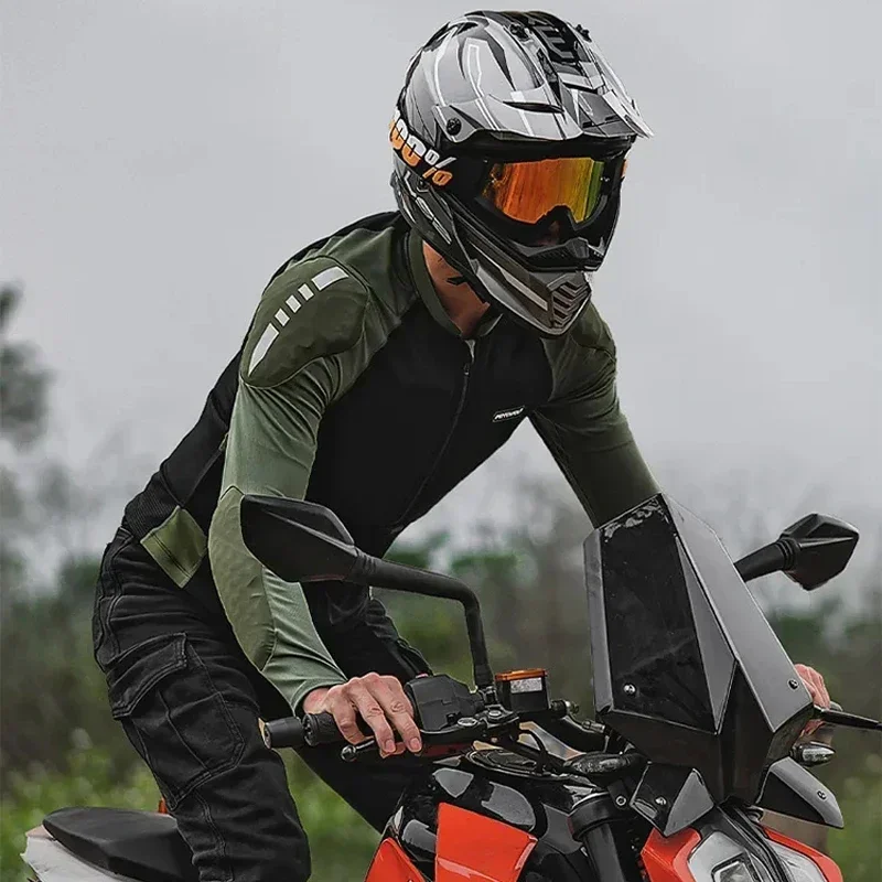 Motorcycle Breathable Soft Arm - Gearx Motorcycle Jacket 评论和价格