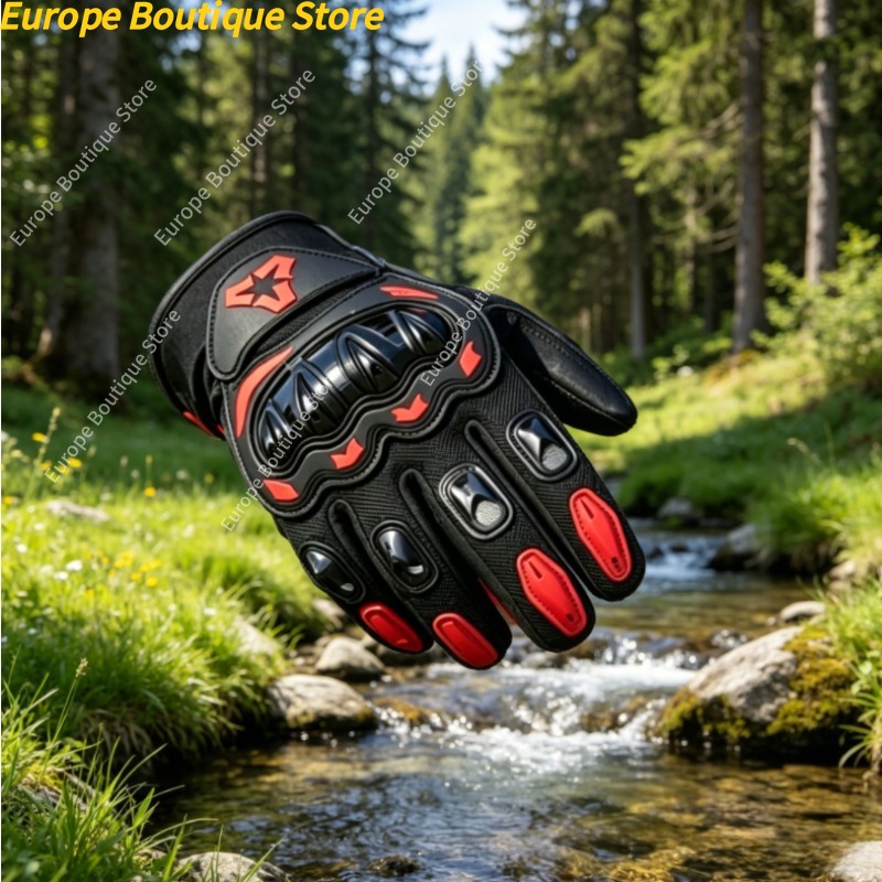Anti Slip Anti Fall 4 Seasons  - Motorcycle Gear Gloves 评论和价格
