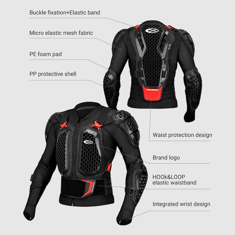 Motocross Armor Off-Road Anti- - Gearx Motorcycle Jacket 评论和价格